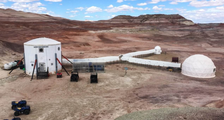 Симуляторы Марса на Земле. База Mars Desert Research Station. Фото.