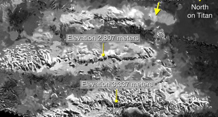 Гора на Титане