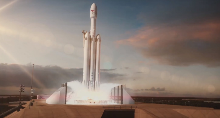 Космическая миссия Europa Clipper. Для отправки Europa Clipper в космос будет использована ракета-носитель Falcon Heavy. Фото.