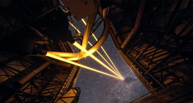 Четыре лазерных луча позволят телескопу делать снимки чётче