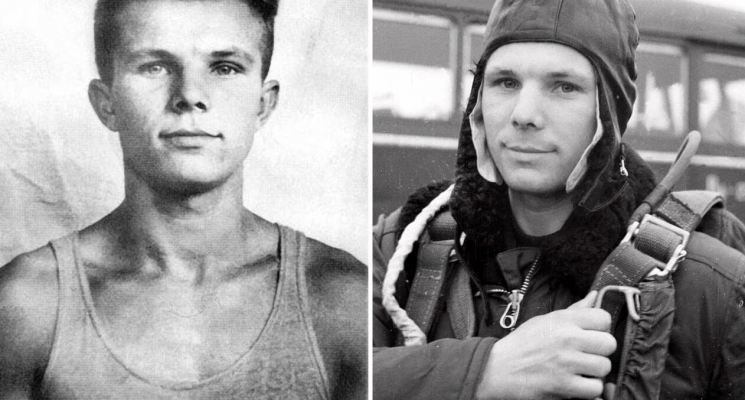 Юрий Гагарин в молодости. Юрий Гагарин во времена, когда совершил свои первые полеты. Фото.