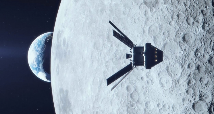 Цель миссии «Артемида-1». Манекен внутри космического корабля «Орион». Фото.