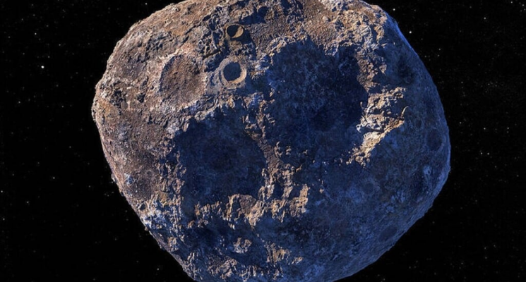 В космосе есть астероид из золота — он может сделать всех людей миллиардерами. Астероид (16) Психея можно назвать космической сокровищницей. Фото.